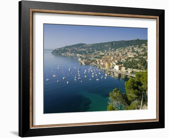 Villefranche Sur Mer, Cote d'Azur, Mediterranean Coast, Provence, France, Europe-John Miller-Framed Photographic Print