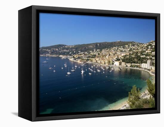 Villefranche Sur Mer, Provence, Cote d'Azur, French Riviera, France, Mediterranean-Sergio Pitamitz-Framed Premier Image Canvas