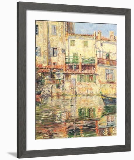 Villefranche-Omer Coppens-Framed Art Print