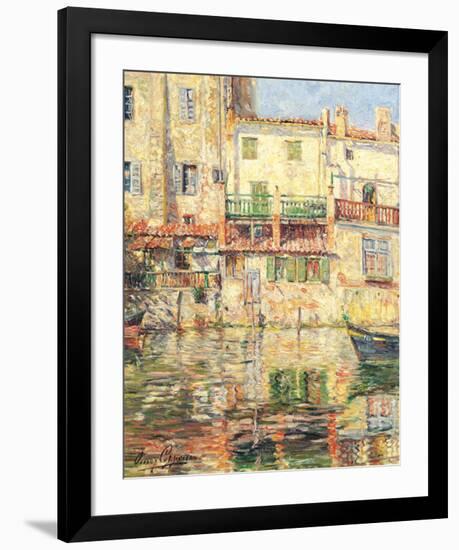 Villefranche-Omer Coppens-Framed Art Print