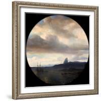 Villegagnon Entering the Bay of Rio De Janeiro on 10 November 1555-Théodore Gudin-Framed Giclee Print