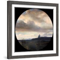 Villegagnon Entering the Bay of Rio De Janeiro on 10 November 1555-Théodore Gudin-Framed Giclee Print