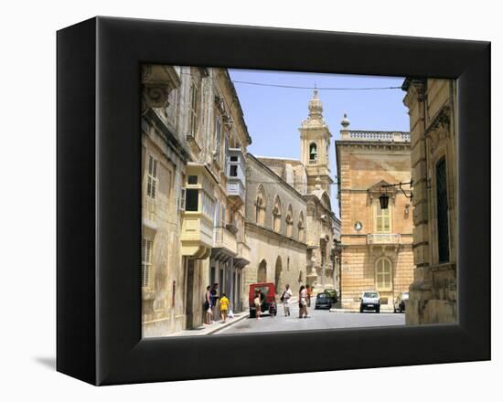 Villegangrios Street, Mdina, Malta-Peter Thompson-Framed Premier Image Canvas