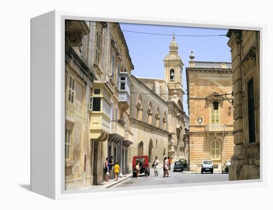Villegangrios Street, Mdina, Malta-Peter Thompson-Framed Premier Image Canvas