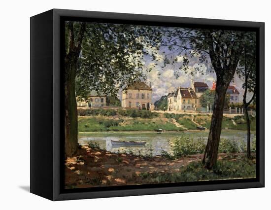 Villeneuve-La-Garenne (Village on the Sein), 1872-Alfred Sisley-Framed Premier Image Canvas