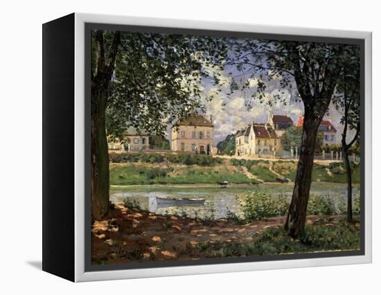 Villeneuve-La-Garenne (Village on the Sein), 1872-Alfred Sisley-Framed Premier Image Canvas