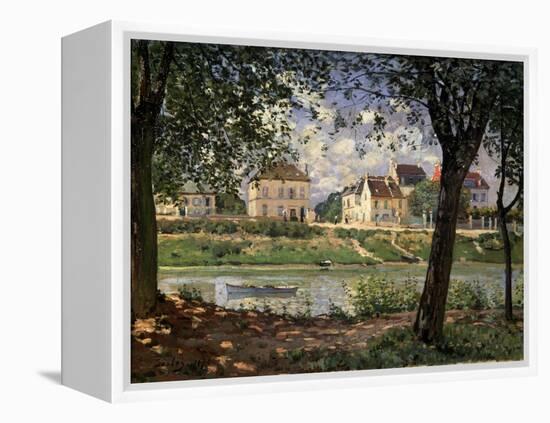 Villeneuve-La-Garenne (Village on the Sein), 1872-Alfred Sisley-Framed Premier Image Canvas