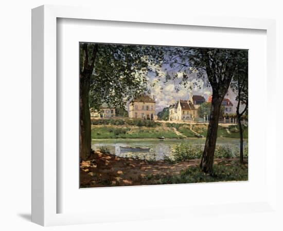 Villeneuve-La-Garenne (Village on the Sein), 1872-Alfred Sisley-Framed Giclee Print