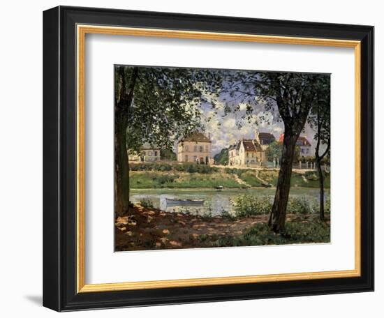 Villeneuve-La-Garenne (Village on the Sein), 1872-Alfred Sisley-Framed Giclee Print