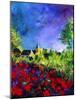 villers red poppies-Pol Ledent-Mounted Art Print