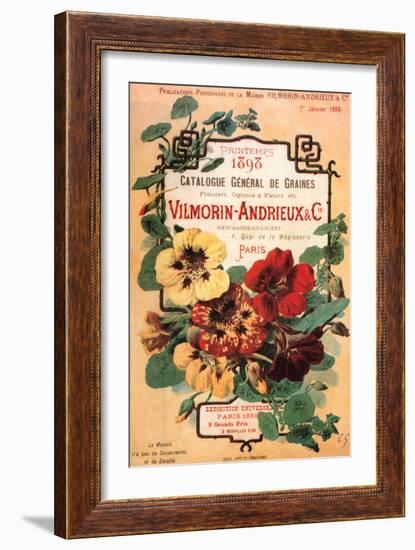 Vilmorin-Andrieux Seed Catalog-Philippe-Victoire Leveque de Vilmorin-Framed Art Print