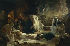 Burial of Jesus Christ, 1895-Vilmos Zsolnay-Framed Giclee Print