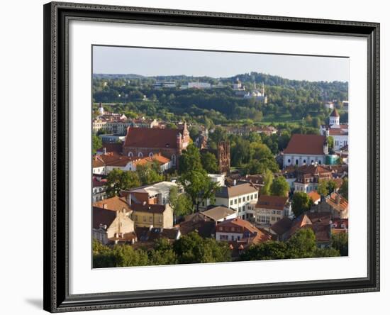 Vilniusview over the Old Town, Lithuania-Gavin Hellier-Framed Photographic Print