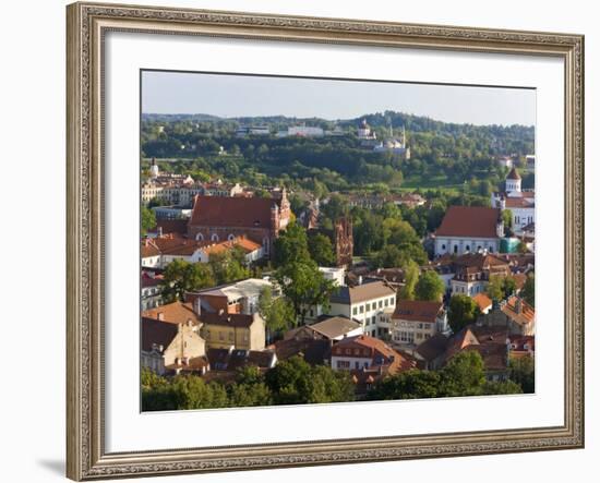 Vilniusview over the Old Town, Lithuania-Gavin Hellier-Framed Photographic Print