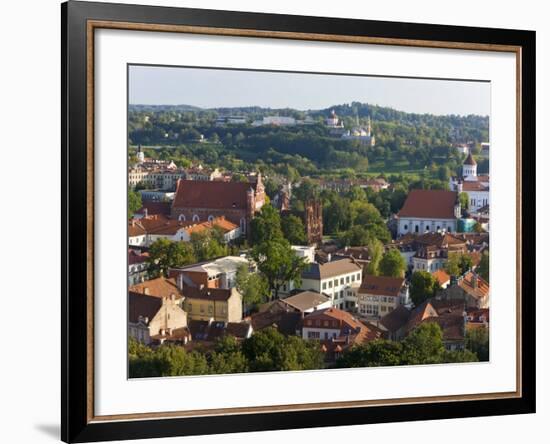 Vilniusview over the Old Town, Lithuania-Gavin Hellier-Framed Photographic Print