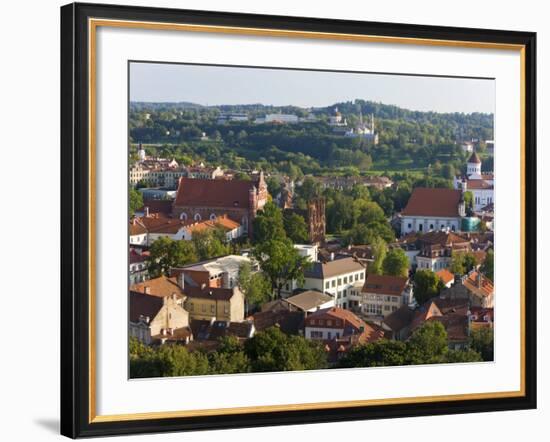 Vilniusview over the Old Town, Lithuania-Gavin Hellier-Framed Photographic Print