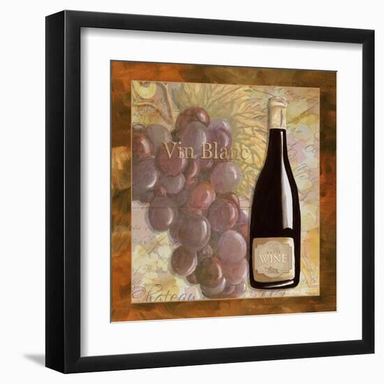 Vin Blanc Wine Grapes-Megan Aroon Duncanson-Framed Art Print