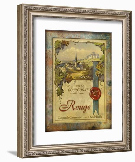Vin de Bourgogne-Kate Ward Thacker-Framed Giclee Print