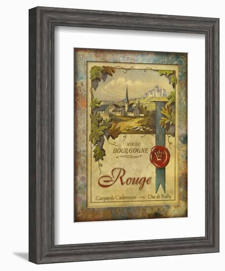 Vin de Bourgogne-Kate Ward Thacker-Framed Giclee Print