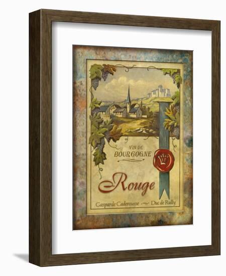 Vin de Bourgogne-Kate Ward Thacker-Framed Giclee Print