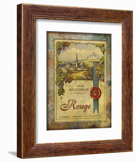 Vin de Bourgogne-Kate Ward Thacker-Framed Giclee Print