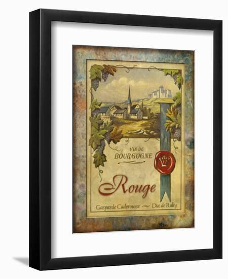 Vin de Bourgogne-Kate Ward Thacker-Framed Giclee Print