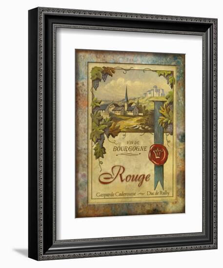 Vin de Bourgogne-Kate Ward Thacker-Framed Giclee Print