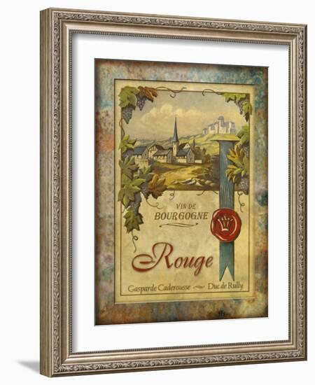 Vin de Bourgogne-Kate Ward Thacker-Framed Giclee Print