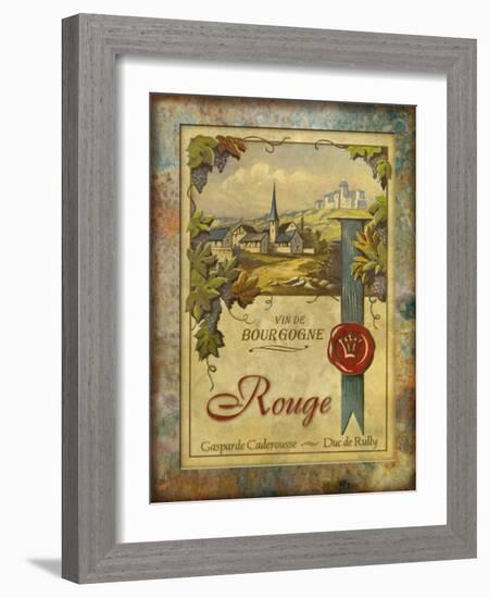 Vin de Bourgogne-Kate Ward Thacker-Framed Giclee Print