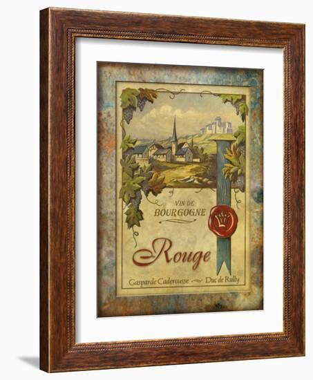 Vin de Bourgogne-Kate Ward Thacker-Framed Giclee Print