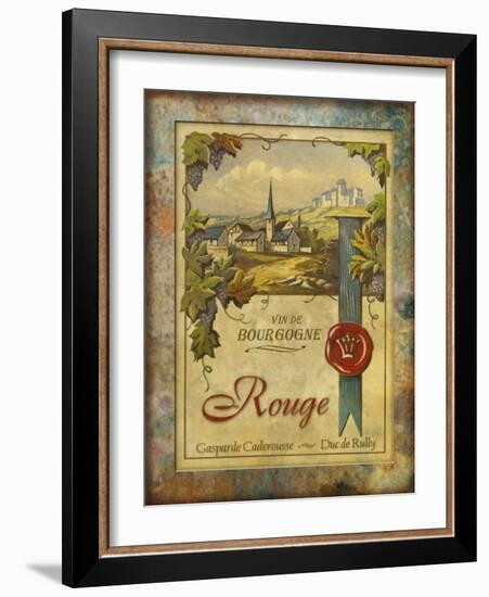 Vin de Bourgogne-Kate Ward Thacker-Framed Giclee Print