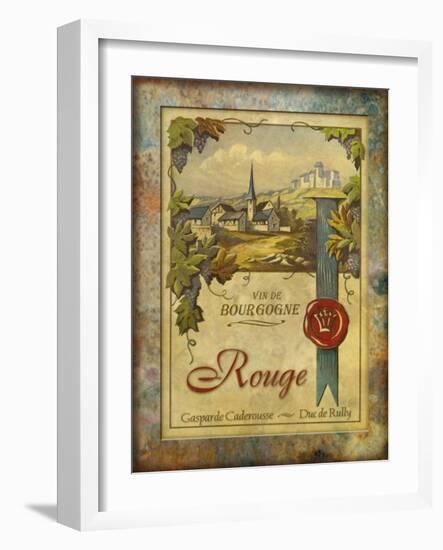 Vin de Bourgogne-Kate Ward Thacker-Framed Giclee Print