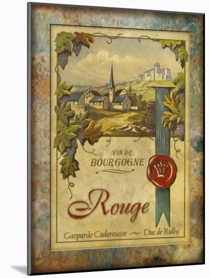 Vin de Bourgogne-Kate Ward Thacker-Mounted Giclee Print