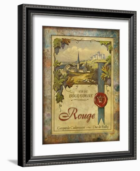 Vin de Bourgogne-Kate Ward Thacker-Framed Giclee Print