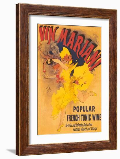 Vin Mariani, Tonic Wine-null-Framed Art Print