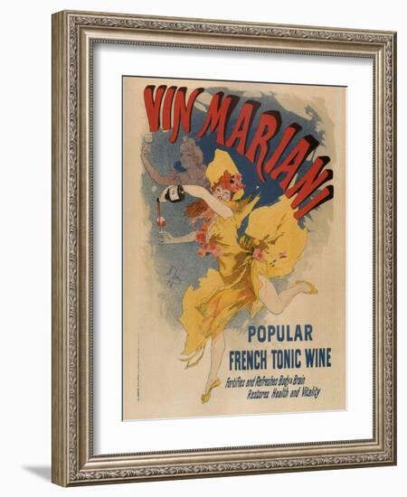 Vin Mariani-Jules Chéret-Framed Art Print