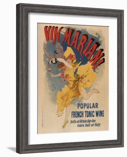 Vin Mariani-Jules Chéret-Framed Art Print