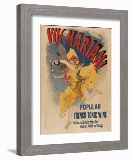 Vin Mariani-Jules Chéret-Framed Art Print