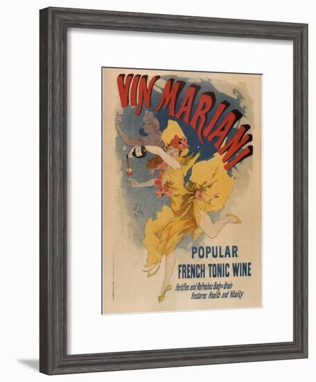 Vin Mariani-Jules Chéret-Framed Art Print