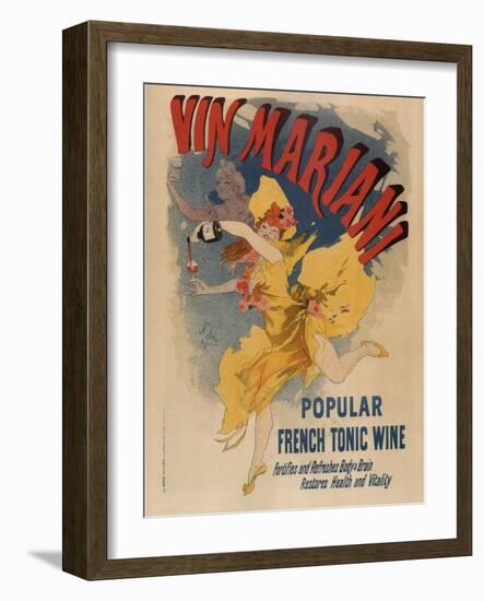 Vin Mariani-Jules Chéret-Framed Art Print