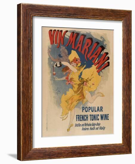 Vin Mariani-Jules Chéret-Framed Art Print