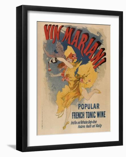 Vin Mariani-Jules Chéret-Framed Art Print