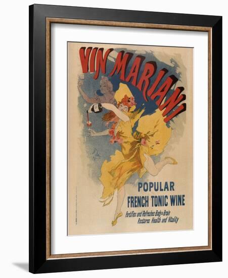 Vin Mariani-Jules Chéret-Framed Art Print