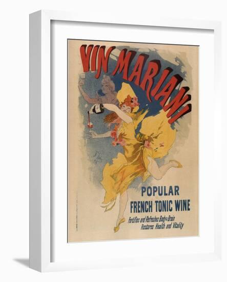 Vin Mariani-Jules Chéret-Framed Art Print