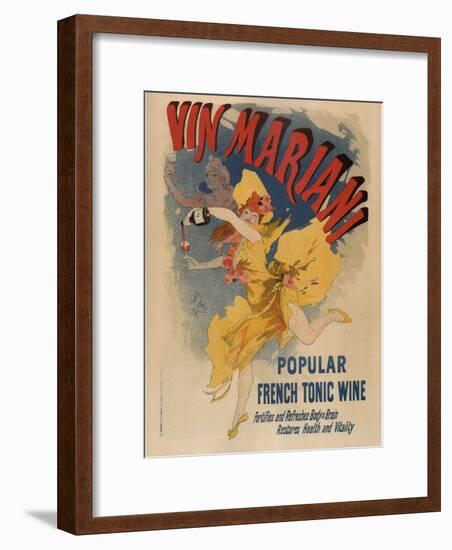 Vin Mariani-Jules Chéret-Framed Art Print