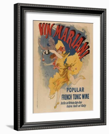 Vin Mariani-Jules Chéret-Framed Art Print