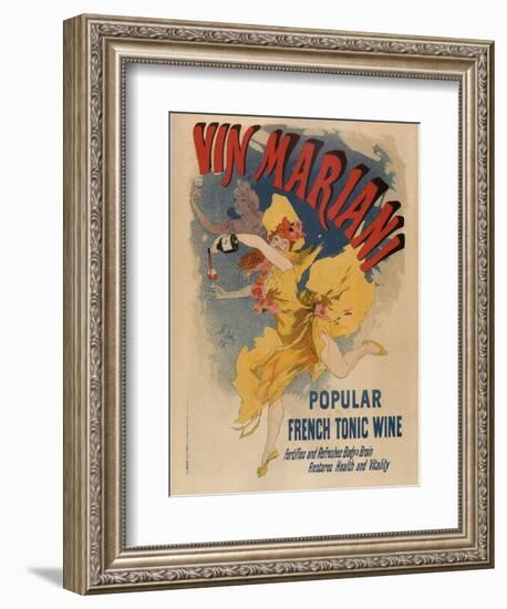 Vin Mariani-Jules Chéret-Framed Art Print