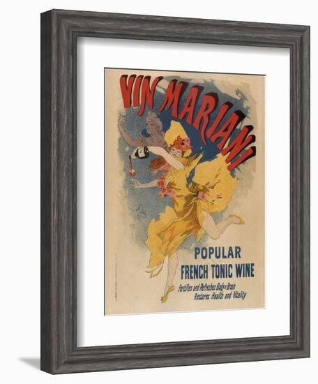 Vin Mariani-Jules Chéret-Framed Art Print