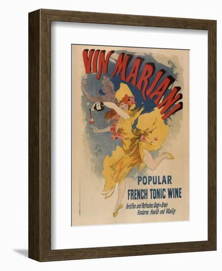 Vin Mariani-Jules Chéret-Framed Art Print