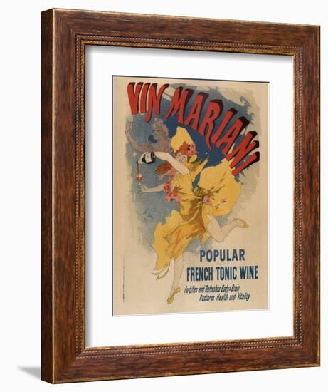 Vin Mariani-Jules Chéret-Framed Art Print